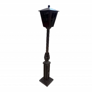 Фонарь уличный коричневый малый "Готика"