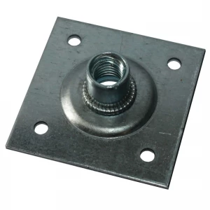 Пластина опорная 60х60 гайка М12 Пластина опорная 60х60 гайка М12