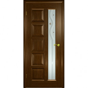 Дверь СФД Иван да Марья ПО Орех Итал с кристал Дверь СФД Иван да Марья ПО Орех Итал с кристал