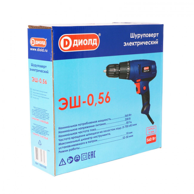 Электрический шуруповерт Диолд ЭШ-0,56 Электрический шуруповерт Диолд ЭШ-0,56