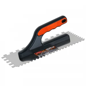 Гладилка 280х130 мм нерж.зубчатая 6мм и 12мм 3-К ручка DECOR Гладилка 280х130 мм нерж.зубчатая 6мм и 12мм 3-К ручка DECOR