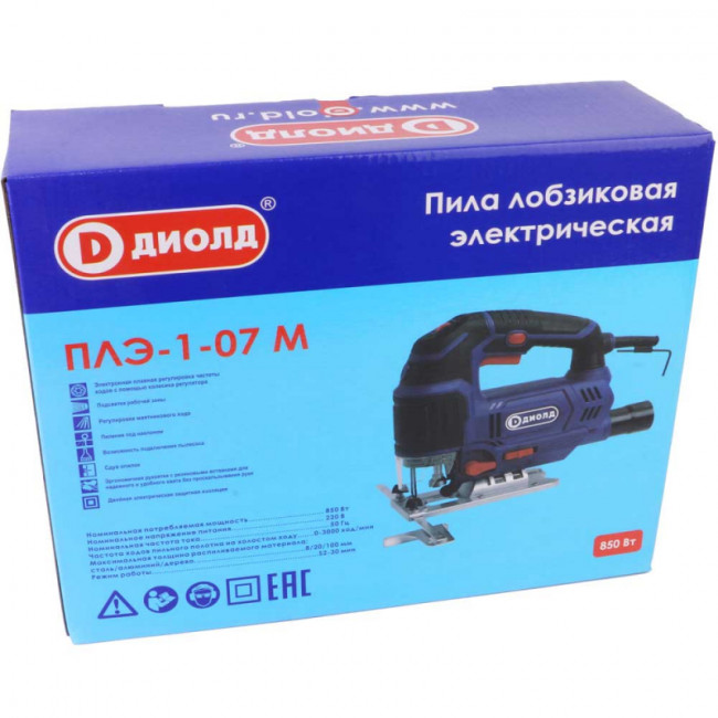 Лобзик Диолд ПЛЭ-1-07 М (быстрозажимной механизм) Лобзик Диолд ПЛЭ-1-07 М (быстрозажимной механизм)
