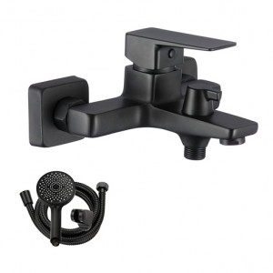 Смеситель для ванной NAR06-310-BL-25201 латунный одноручковый чёрный NARCIS Wesnaart Смеситель для ванной NAR06-310-BL-25201 латунный одноручковый чёрный NARCIS Wesnaart