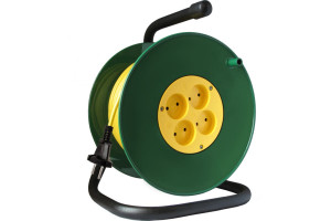 Удлинитель силовой на катушке с/з 20 м.ТМ Союз Удлинитель силовой на катушке с/з 20 м.ТМ Союз