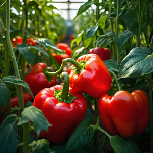 Рассада. Сладкий перец калифорнийское чудо красный Рассада. Сладкий перец калифорнийское чудо красный