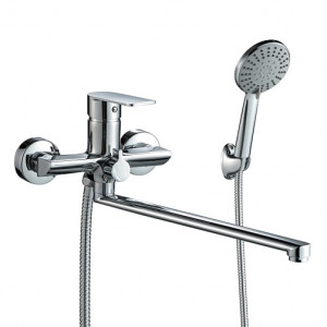 Смеситель для ванной RAY11-320 латунный одноручковый с длинным изливом RAY Wesnaart Смеситель для ванной RAY11-320 латунный одноручковый с длинным изливом RAY Wesnaart