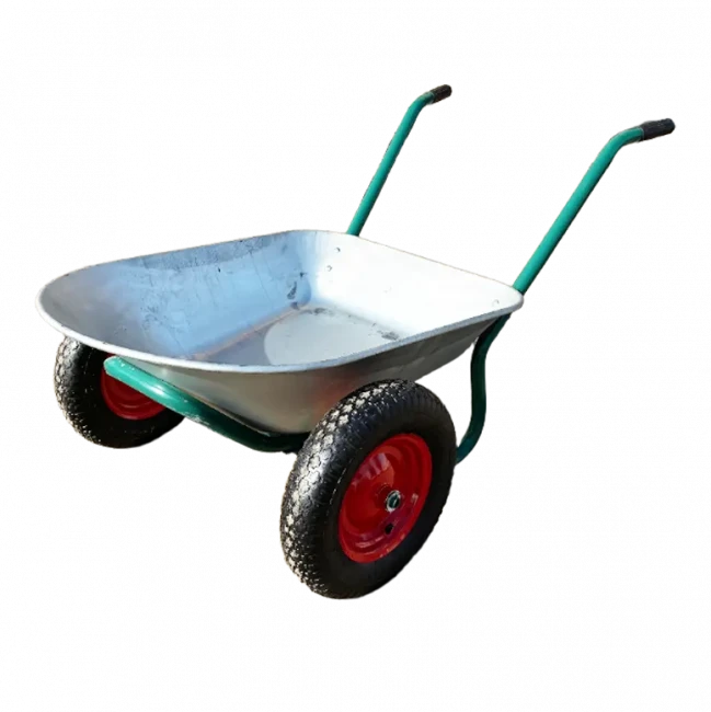 Тачка 2-колесная строит.корыто оцин. 1 мм, 78л FIT