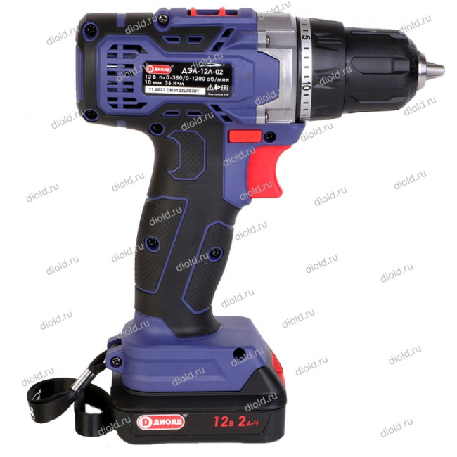 Аккумуляторная дрель-шуруповерт Диолд ДЭА-12Л-02 Аккумуляторная дрель-шуруповерт Диолд ДЭА-12Л-02