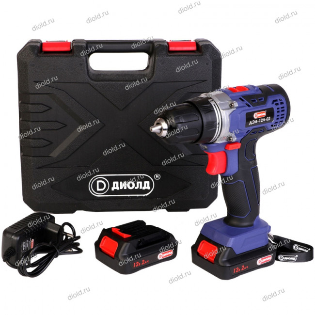 Аккумуляторная дрель-шуруповерт Диолд ДЭА-12Л-02 Аккумуляторная дрель-шуруповерт Диолд ДЭА-12Л-02