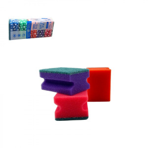 Губки бытовые Профиль 83х60х43 мм упак. 5 шт Губки бытовые Профиль 83х60х43 мм упак. 5 шт