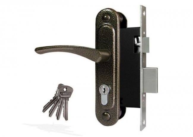 Замок врезной с ручками Омега 