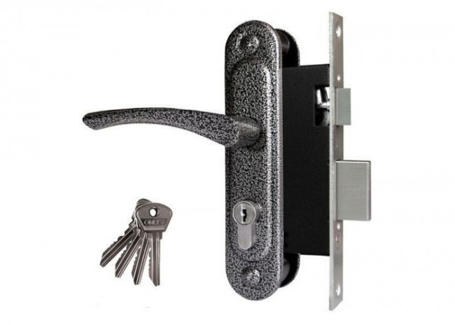 Замок врезной с ручками Омега 