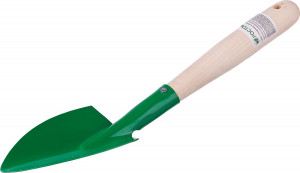 Совок посадочный широкий с деревянной ручкой РОСТОК