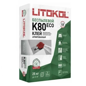 Плиточный клей LITOKOL K80 ECO Плиточный клей LITOKOL K80 ECO