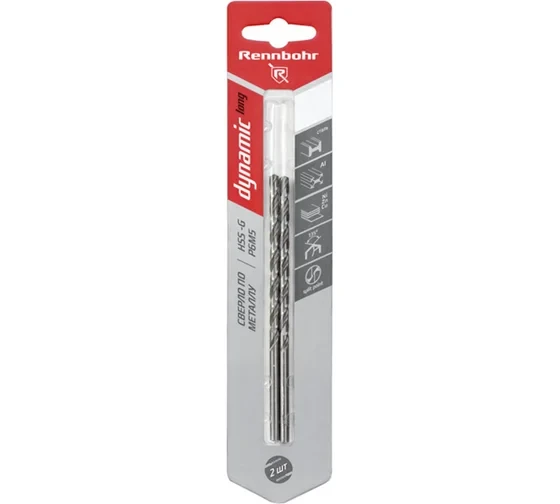 Сверло по металлу RENNBOHR DYNAMIC LONG CARD Сверло по металлу RENNBOHR DYNAMIC LONG CARD