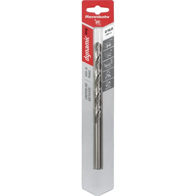 Сверло по металлу RENNBOHR DYNAMIC LONG CARD Сверло по металлу RENNBOHR DYNAMIC LONG CARD