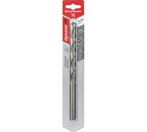 Сверло по металлу RENNBOHR DYNAMIC LONG CARD Сверло по металлу RENNBOHR DYNAMIC LONG CARD