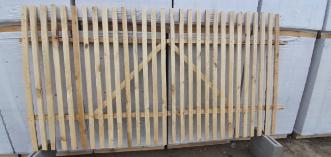 Забор деревянный 1,5 х 3м
