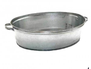 Таз оцинкованный 17л овальный Таз оцинкованный 17л овальный