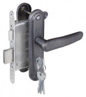 Замок врезной цилиндр.с защелк.в компл.с ручкой ЗВ7 (серебро) 4кл. Замок врезной цилиндр.с защелк.в компл.с ручкой ЗВ7 (серебро) 4кл.