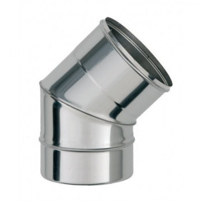Отвод нержавейка Ø115 45° ТиС