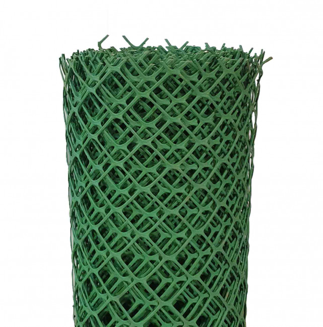 Сетка пластиковая 1,5м х 20м (40х40яч./ромб) Зелёная
