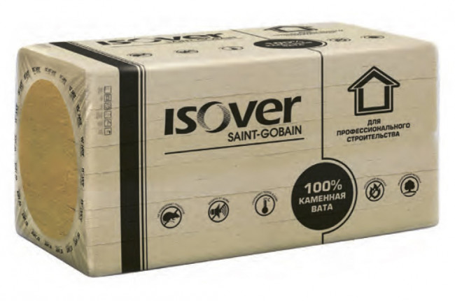 ISOVER-VETONIT Фасад Мастер      50мм. 1000х600 (3,6 м² / 0,18м³ / 6 плиты / пл.110) 