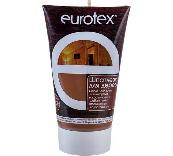 Шпатлёвка по дереву EUROTEX Рогнеда 0,225 кг 