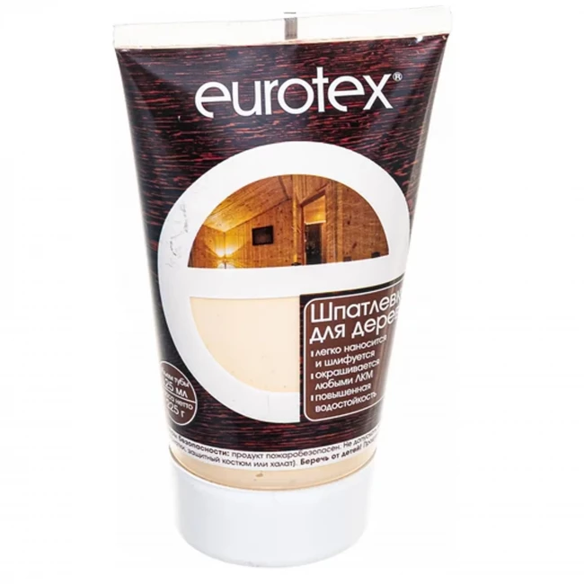 Шпатлёвка по дереву EUROTEX Рогнеда 0,225 кг 