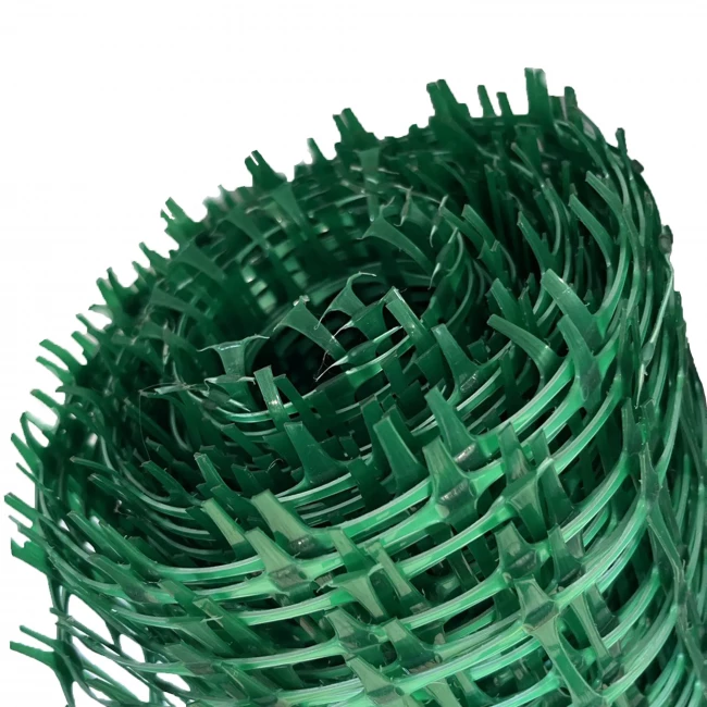 Сетка пластиковая 1,5м х 20м (45х45яч./квадрат) Зелёная Сетка пластиковая 1,5м х 20м (45х45яч./квадрат) Зелёная