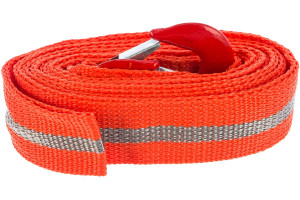 Трос буксировочный 5 тонн, 2 крюка, сумка на молнии, Stels Трос буксировочный 5 тонн, 2 крюка, сумка на молнии, Stels