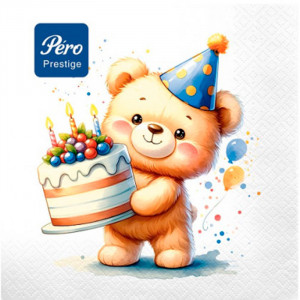 Салфетки Pero Prestige 33х33 Хэппи 3 слоя 20 листов Салфетки Pero Prestige 33х33 Хэппи 3 слоя 20 листов