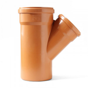 Тройник переходной наружный канализационный 110х160 Тройник переходной наружный канализационный 110х160