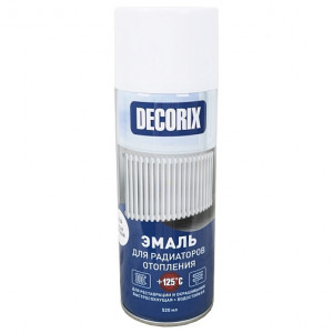 Эмаль аэрозоль для радиаторов 520мл DECORIX Эмаль аэрозоль для радиаторов 520мл DECORIX
