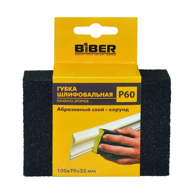 Губка шлифовальная BIBER Губка шлифовальная BIBER