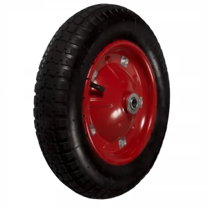 Колесо пневмотическое для тачки 13"х3,25х8/16мм MAWIPRO сборное Колесо пневмотическое для тачки 13"х3,25х8/16мм MAWIPRO сборное