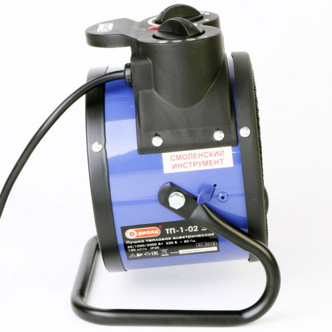 Тепловая пушка электрическая ТП-1-02 ЭК Диолд Тепловая пушка электрическая ТП-1-02 ЭК Диолд
