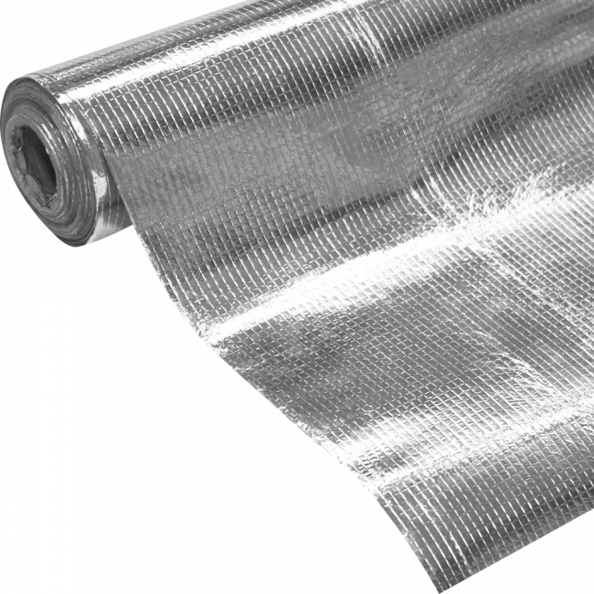 Фольга для бани 140 мкр на крафт-бумаге.   30м2 