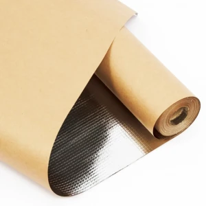 Фольга для бани 140 мкр на крафт-бумаге. 30м2 Фольга для бани 140 мкр на крафт-бумаге. 30м2