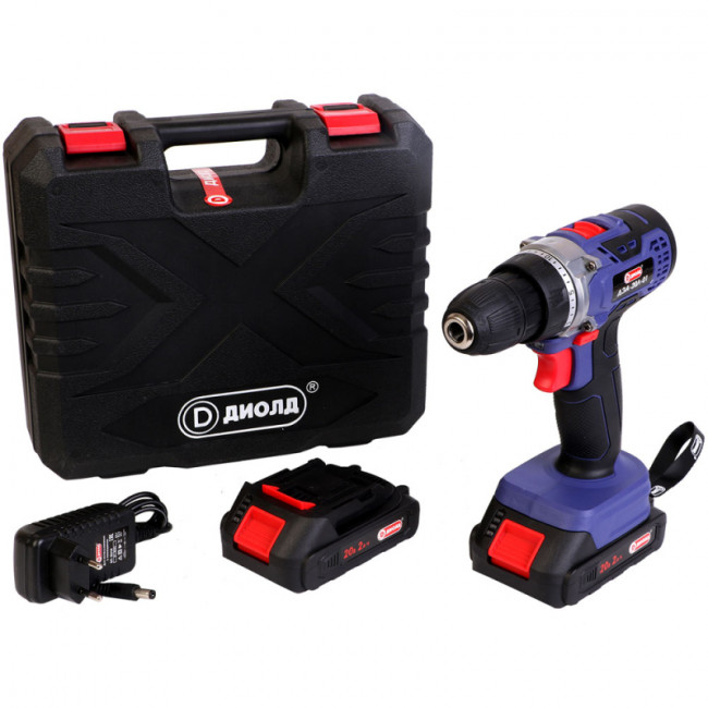 Аккумуляторная дрель-шуруповерт Диолд ДЭА-20Л-01