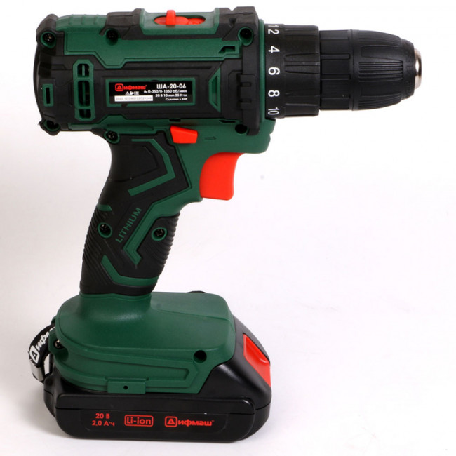 Аккумуляторная дрель-шуруповерт Дифмаш ША-20-06 Аккумуляторная дрель-шуруповерт Дифмаш ША-20-06