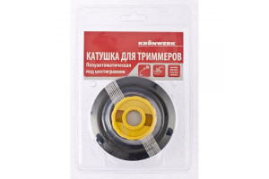 Катушка для триммера полуавтоматическая под шестигранник KRONWERK Катушка для триммера полуавтоматическая под шестигранник KRONWERK