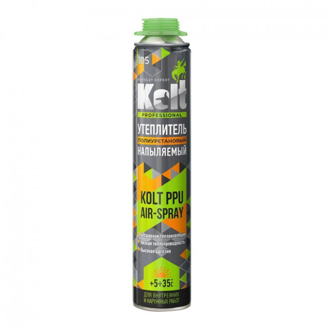 Утеплитель напыляемый KOLT PRU AIR-SPRAY (900гр)