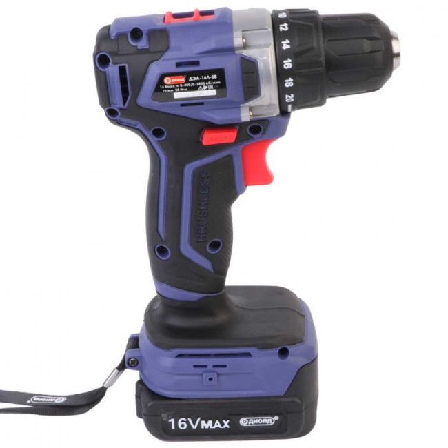Аккумуляторная дрель-шуруповерт Диолд ДЭА-16Л-08 Аккумуляторная дрель-шуруповерт Диолд ДЭА-16Л-08