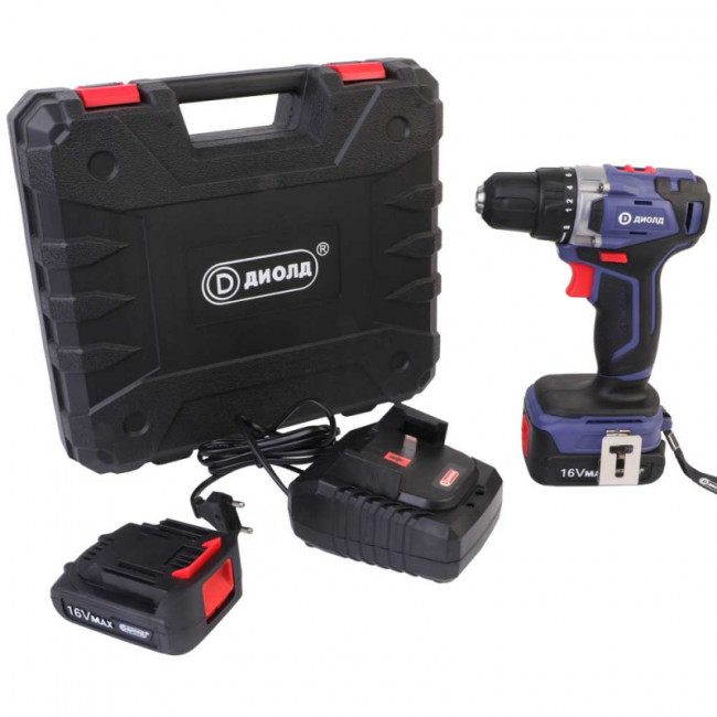 Аккумуляторная дрель-шуруповерт Диолд ДЭА-16Л-08 Аккумуляторная дрель-шуруповерт Диолд ДЭА-16Л-08
