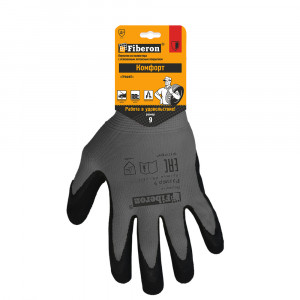 Перчатки Комфорт, ГРАФИТ Fiberon Перчатки Комфорт, ГРАФИТ Fiberon