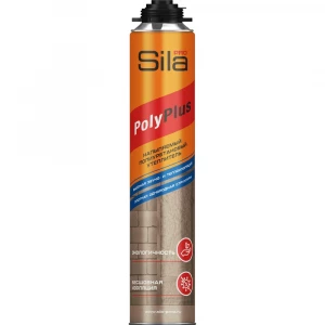Утеплитель напыляемый, полиуретановый SILA PRO POLYNOR, 850мл