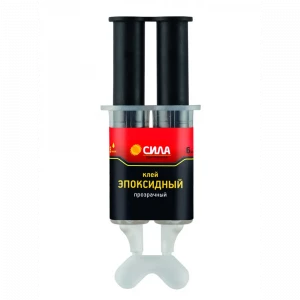 Клей эпоксидный в шприце СИЛА 6 мл Клей эпоксидный в шприце СИЛА 6 мл