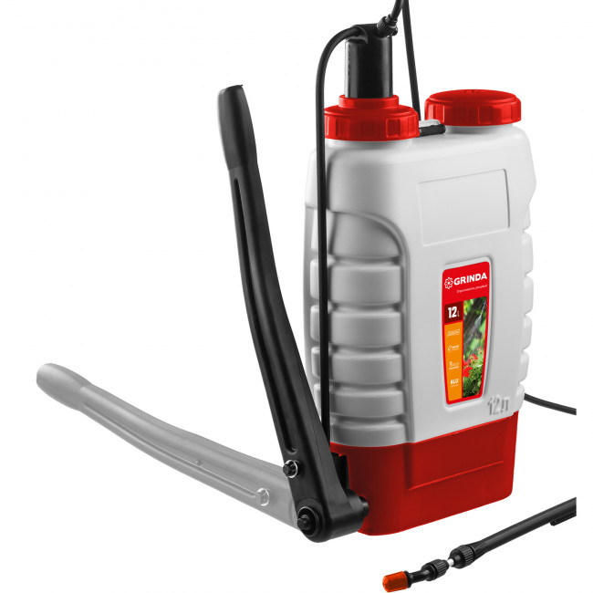 Опрыскиватель GRINDA KS-12, ранцевый 12 л, с телескопическим удлинителем Опрыскиватель GRINDA KS-12, ранцевый 12 л, с телескопическим удлинителем
