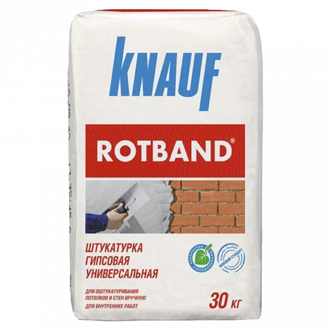 Штукатурка гипсовая Knauf ROTBAND 